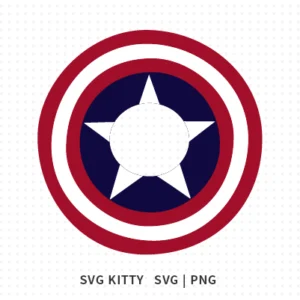 Captain America Starbucks Wrap SVG Cut File