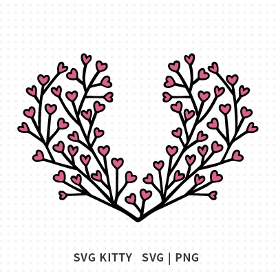 Tree of Love Starbucks Wrap SVG Cut File