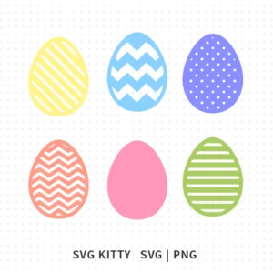 Easter Eggs SVG Cut File