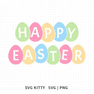 Happy Easter Egg SVG Cut File
