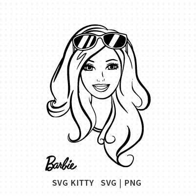 Barbie Fashion Outline SVG Cut File