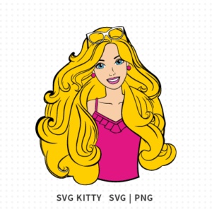 Barbie Hair Style SVG Cut File