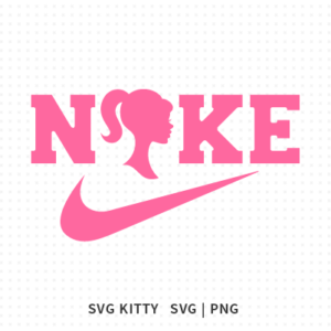 Barbie Nike Logo SVG Cut Files