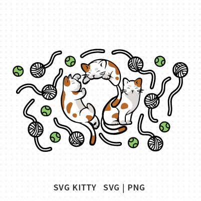 Cats Starbucks Wrap SVG Cut Files
