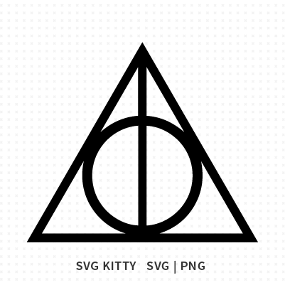 Deathly Hallows Symbol SVG Cut File