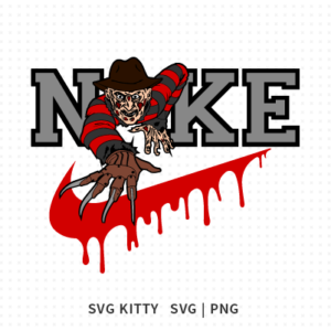 Freddy Kruger Nike Logo SVG Cut Files
