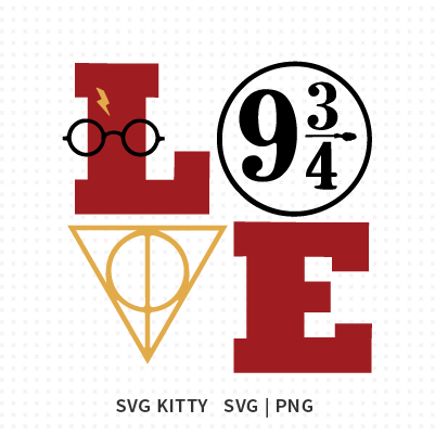 Harry Potter Love SVG Cut File