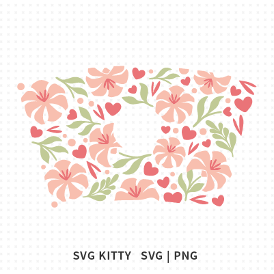 Lillies Starbucks Wrap SVG Cut Files