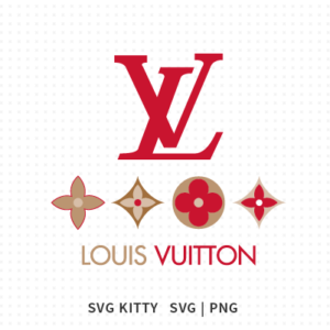 Louis Vuitton Logo Ver2 SVG Cut File