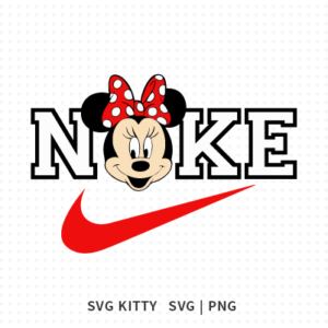 Minnie Nike Logo SVG Cut Files