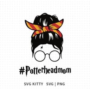 Potterhead Mom Life SVG Cut File