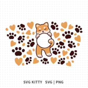 Shiba Starbucks Wrap SVG Cut Files