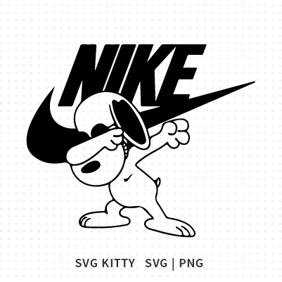 Snoopy Nike Logo SVG Cut Files