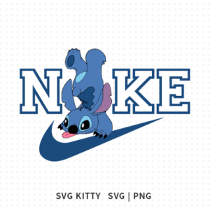 Stitch Nike Logo SVG Cut Files