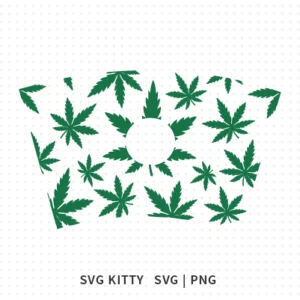 Weed Starbucks Wrap SVG Cut Files