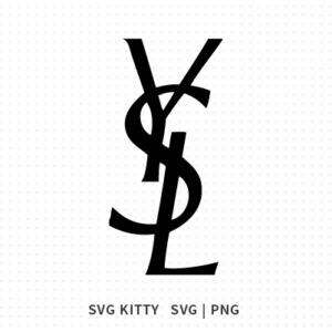 Yves Saint Laurent Logo SVG Cut File