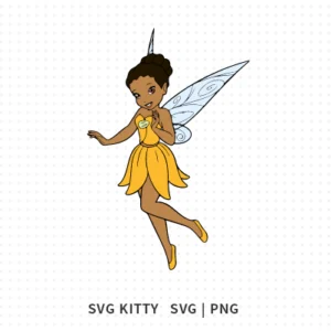 Afro Tinkerbell SVG Cut File