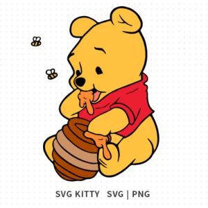 Baby Winnie The Pooh SVG Cut File