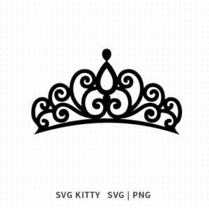 Cinderella Crown SVG Cut File
