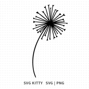 Dandelion Flower SVG Cut File