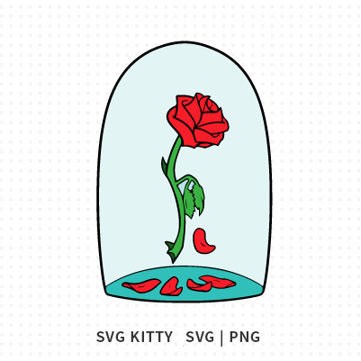 Enchanted Rose SVG Cut File