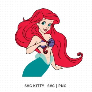 Little Mermaid Ariel SVG Cut File