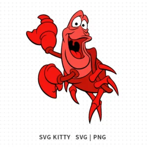 Little Mermaid Sebastian SVG Cut File