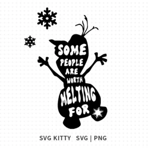 Olaf Melting SVG Cut File