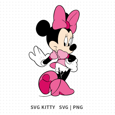 Pink Minnie Mouse SVG Cut File