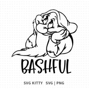 Seven Dwarf Bashful SVG Cut File