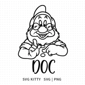 Seven Dwarfs Doc SVG Cut File