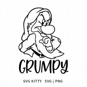 Seven Dwarfs Grumpy SVG Cut File