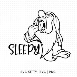 Seven Dwarfs Sleepy SVG Cut File