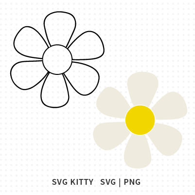 Simple Daisy SVG Cut File