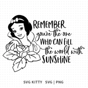 Snow White Remember SVG Cut File