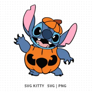 Stitch Halloween SVG Cut File