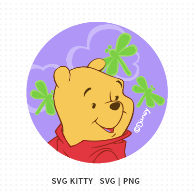 Winnie The Pooh Butterfly SVG Cut File