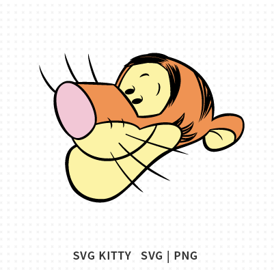 Winnie The Pooh Tigger Face SVG Cut File