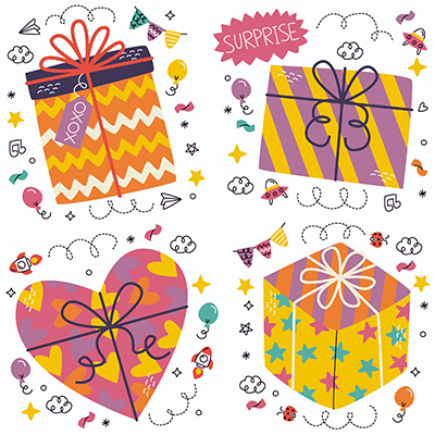 Party Decorations Illustrations