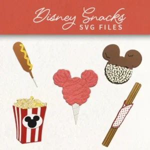 Disney Snacks SVG