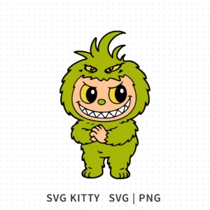 Grinch Labubu SVG Cut File